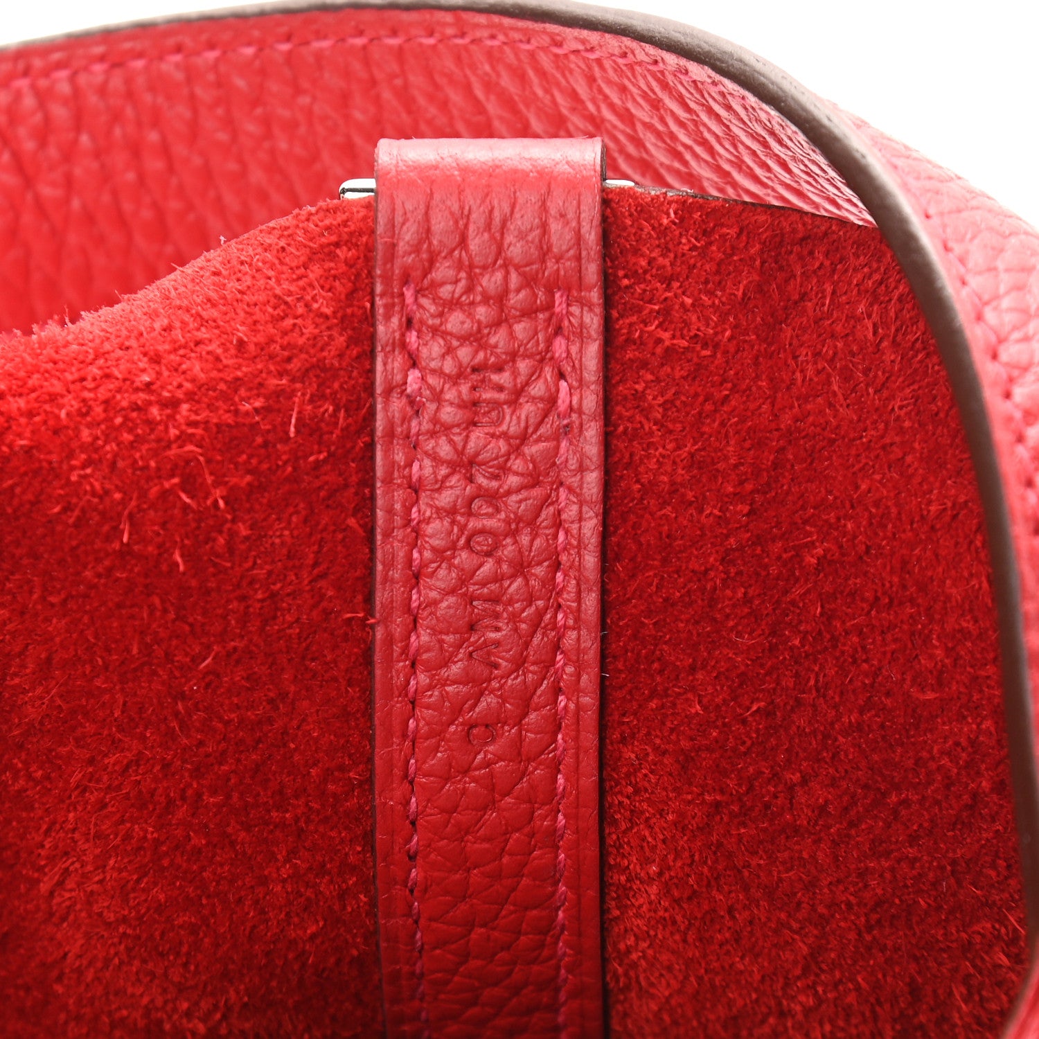 Hermes Taurillon Clemence Picotin Lock 18 PM Rouge Casaque 7 of 9