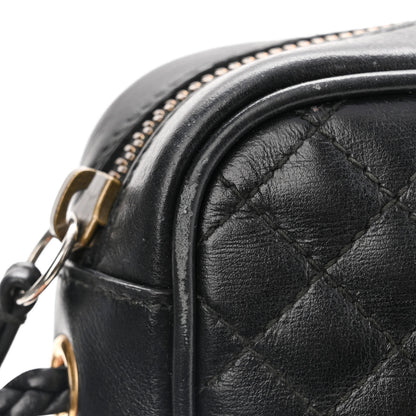 Gucci Calfskin Trapuntata Web Mini GG Shoulder Bag Black 16 of 16