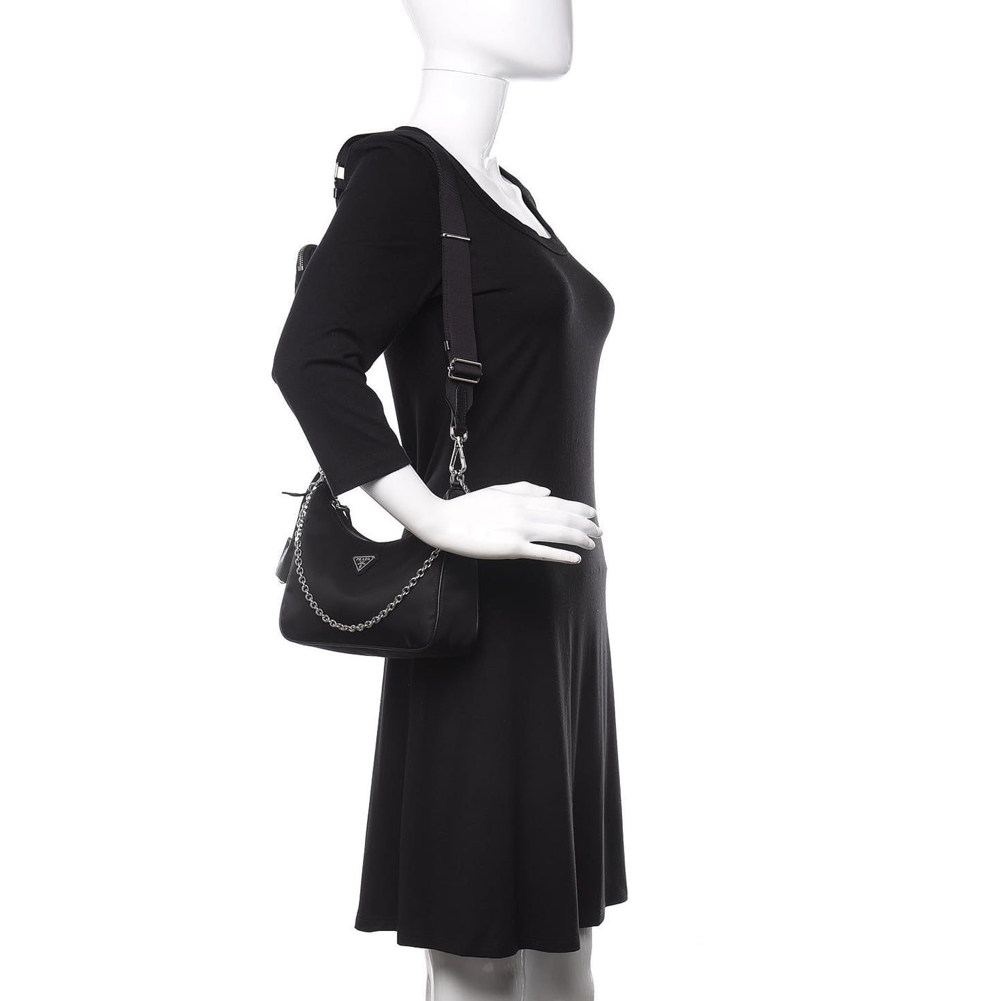 Nylon Re-Edition 2005 Shoulder Bag Black