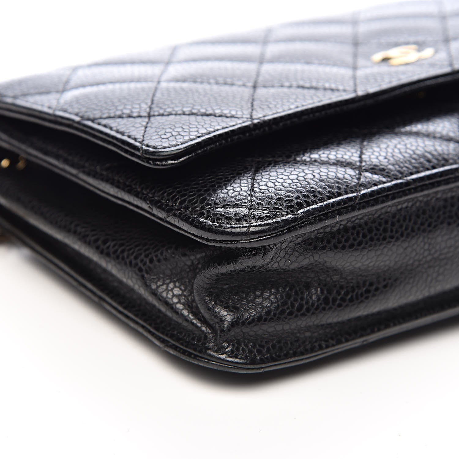 Chanel Caviar Quilted Wallet On Chain WOC Black 11 of 15