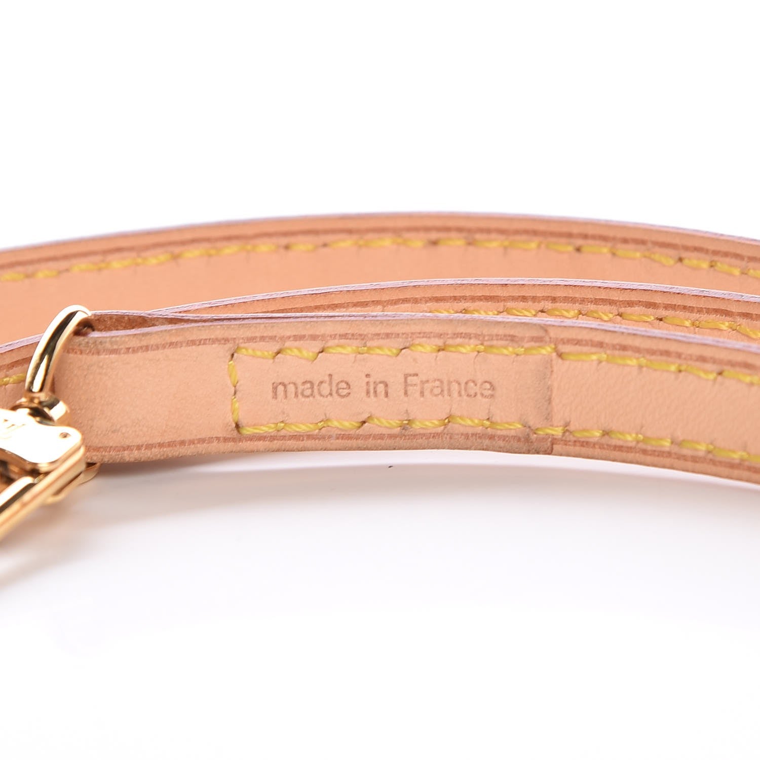 Louis Vuitton Vachetta 12mm Long Shoulder Strap VVN 3 of 4