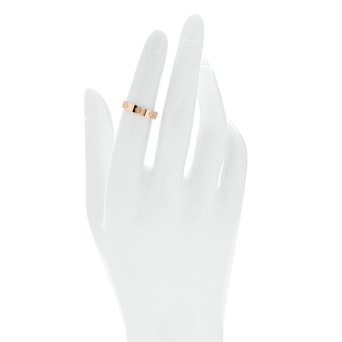Cartier 18K Yellow Gold 3.5mm LOVE Wedding Band Ring 49 4.75 2 of 5