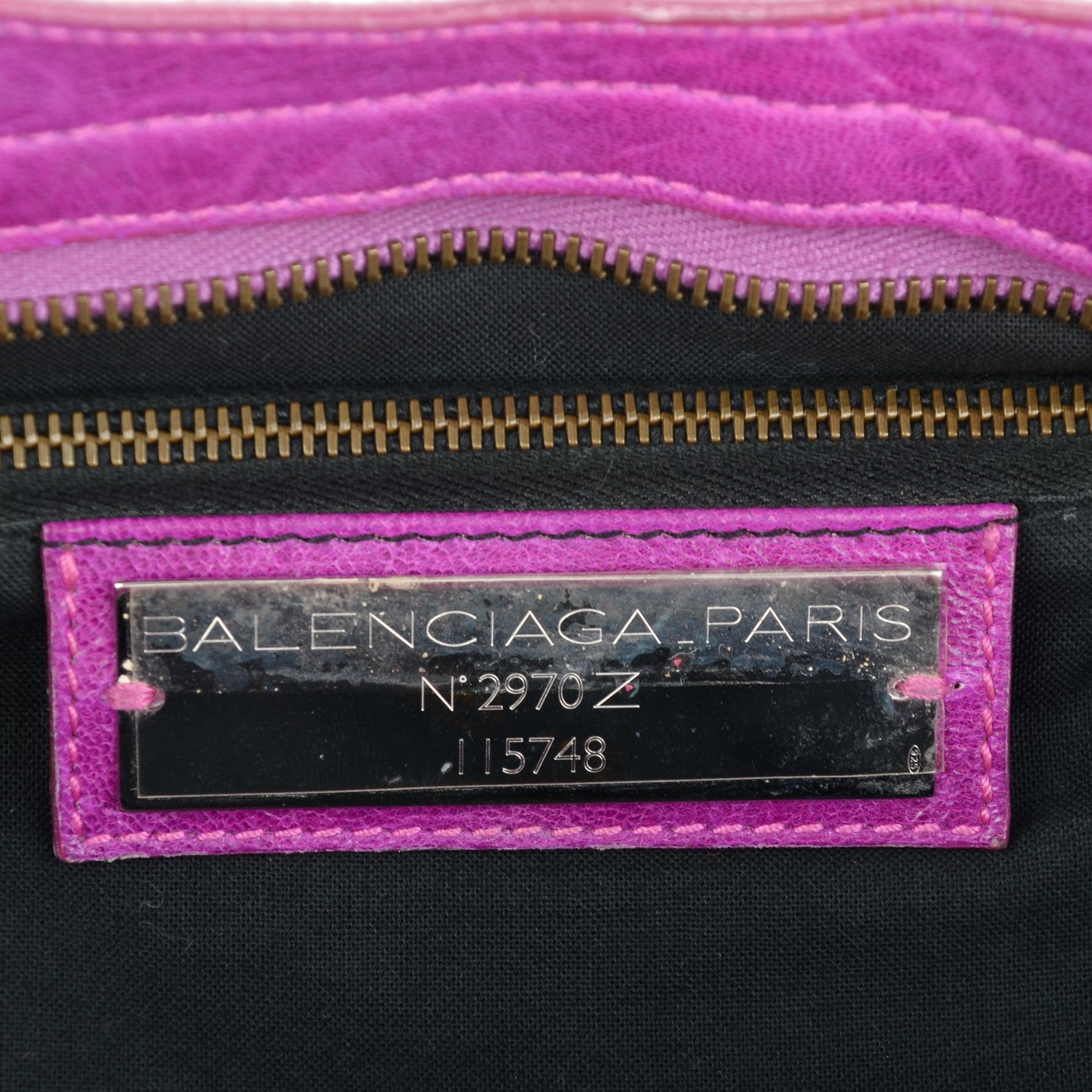 Balenciaga Chevre Classic Hardware City Magenta 6 of 7