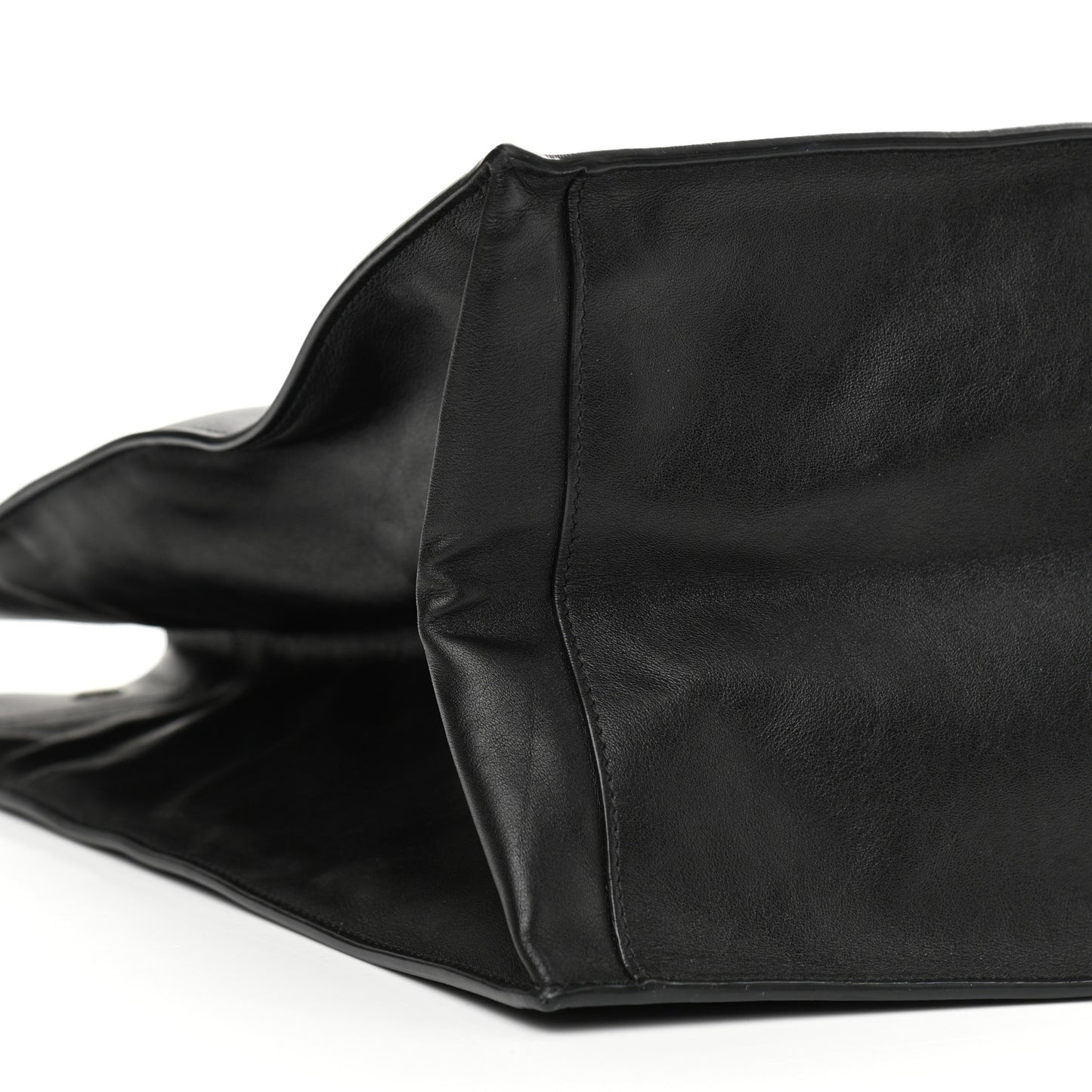 Vitello Rive Gauche Large Tote Black