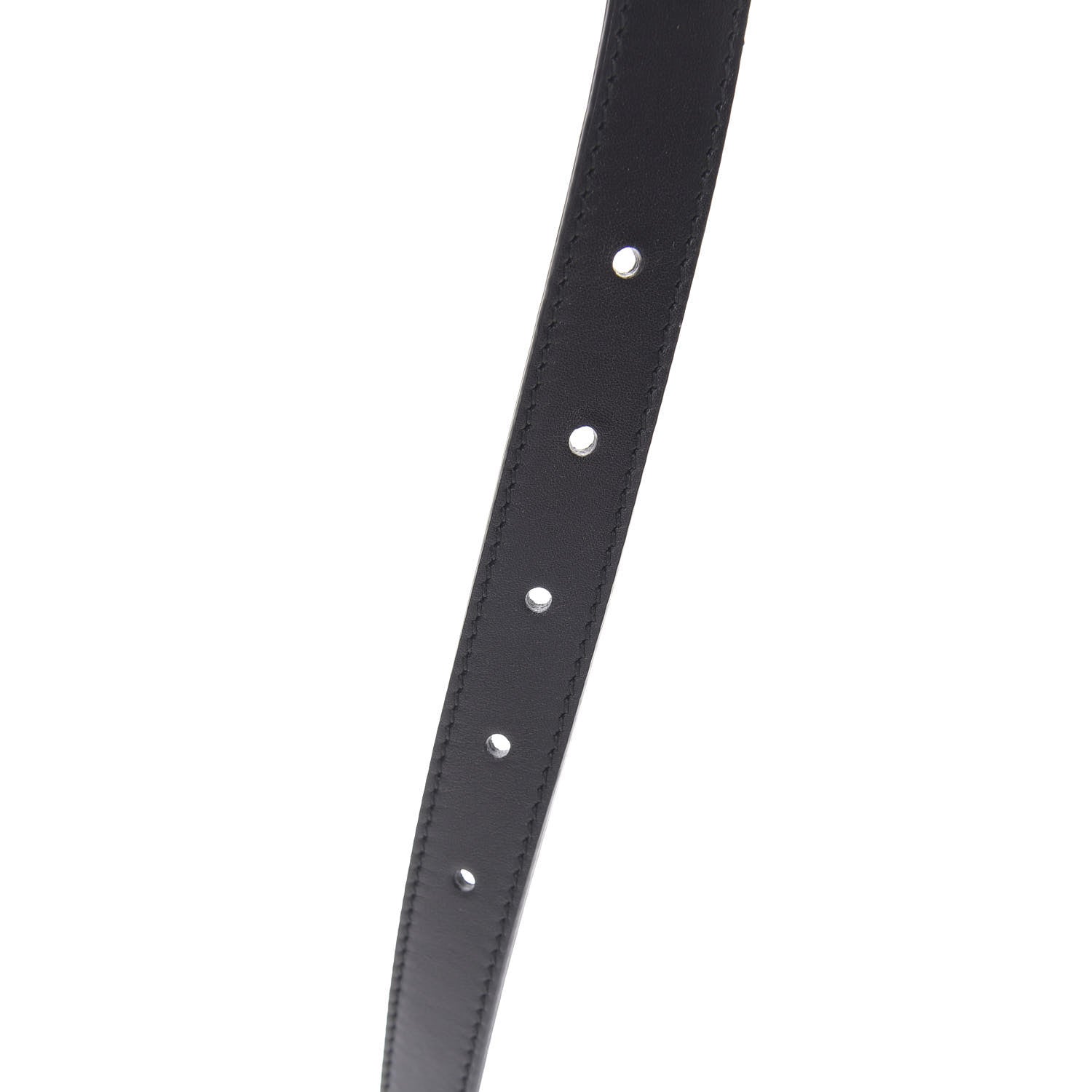Gucci Calfskin Queen Margaret Bee Belt 80 32 Black 3 of 5