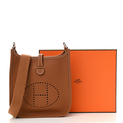 Hermes Taurillon Clemence Evelyne TPM Gold 9 of 9