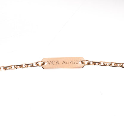 Van Cleef & Arpels 18K Rose Gold Vintage Alhambra Pendant Necklace 4 of 6