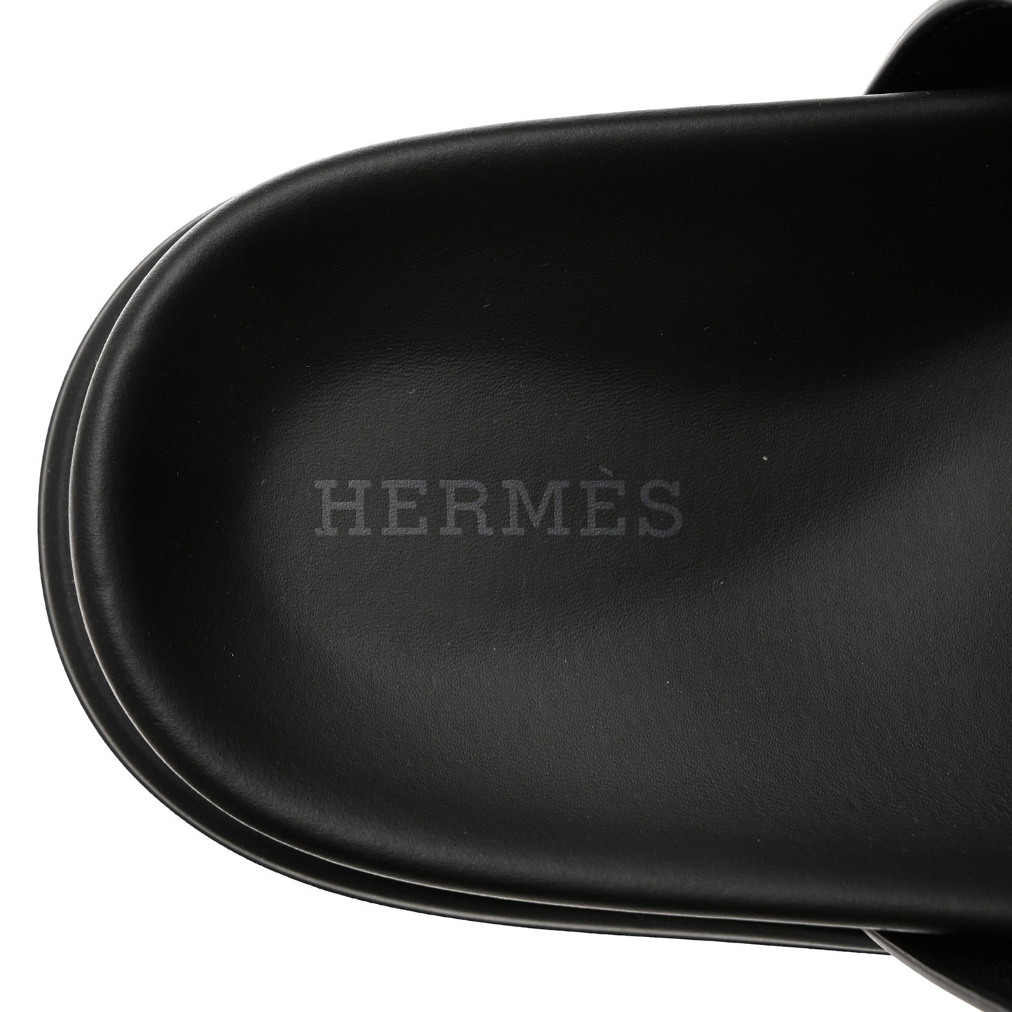 Calfskin Womens Chypre Sandals 37.5 Black