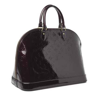 Louis Vuitton Vernis Alma MM Amarante 3 of 10