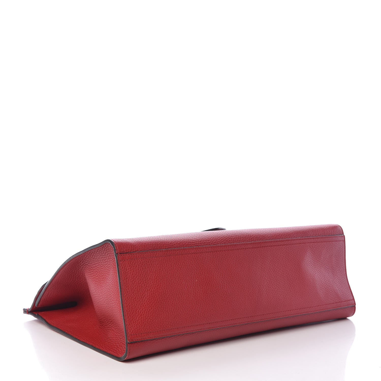 Gucci Calfskin Medium GG Marmont Top Handle Bag Vulcanic Red 4 of 12