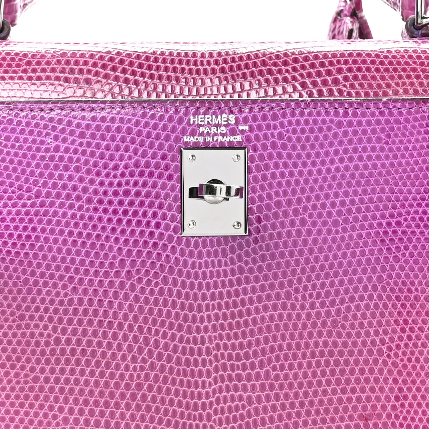 Hermes Lizard Kelly Sellier 25 Violet 7 of 15