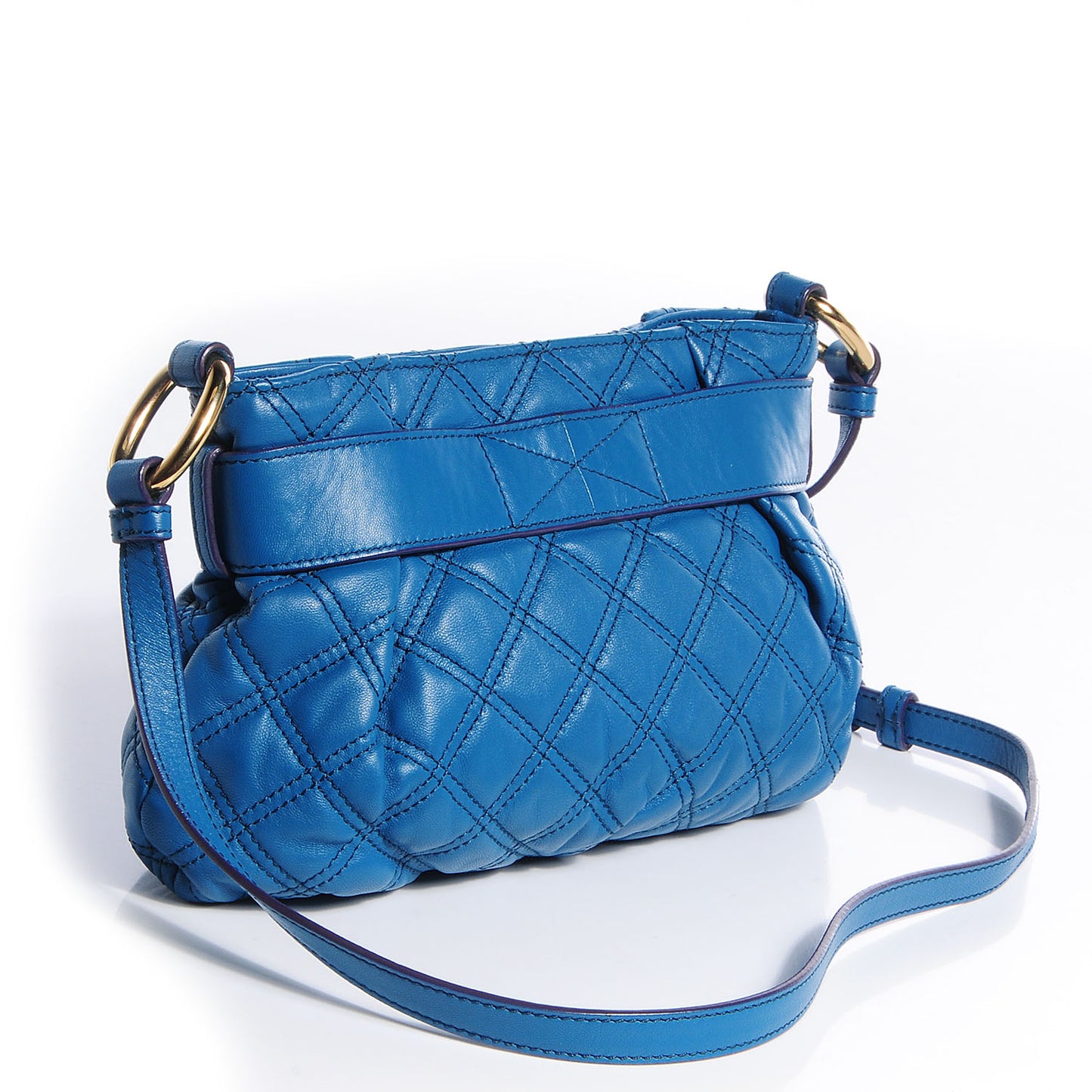 Quilted Leather Kristina Blue