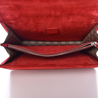 Gucci GG Supreme Monogram Embroidered Medium Dionysus Shoulder Bag Beige Hibiscus 6 of 12