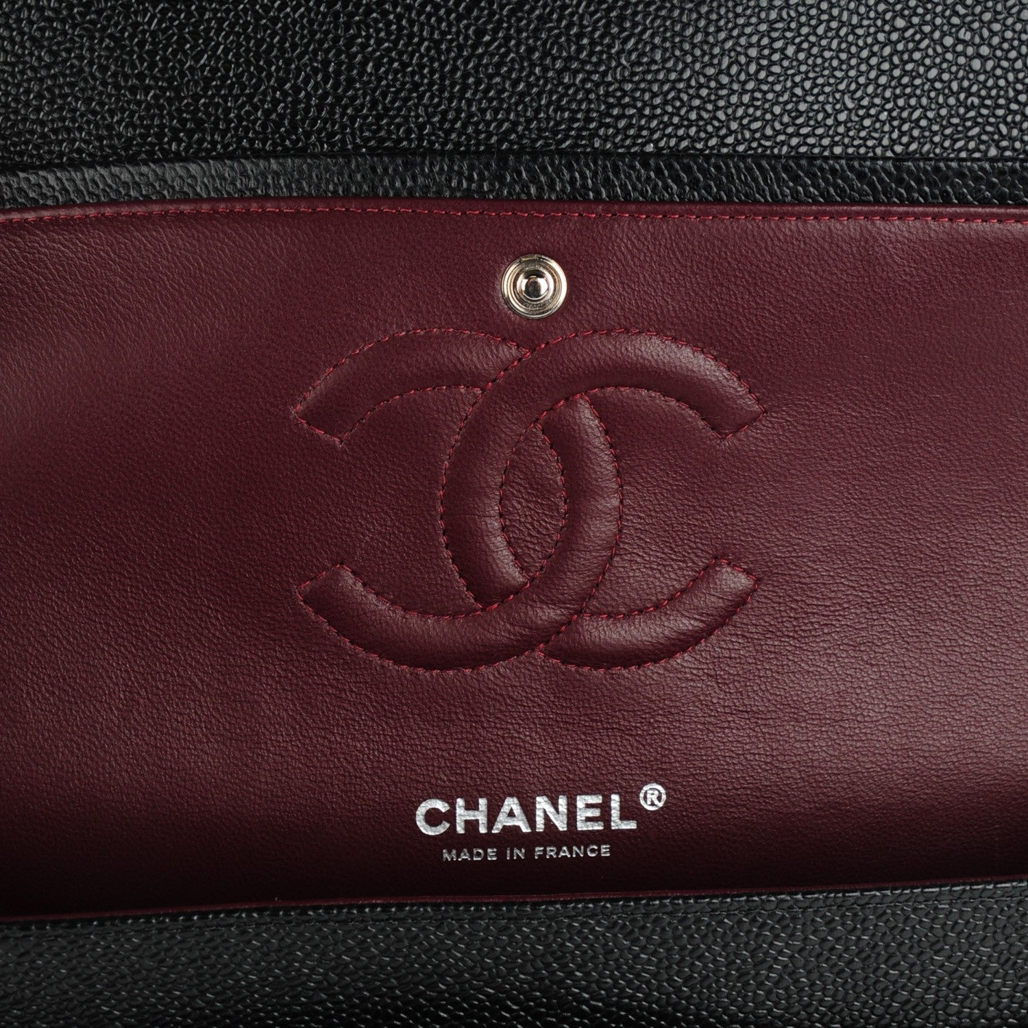 Chanel Caviar Quilted Medium Double Flap Black 6 of 8