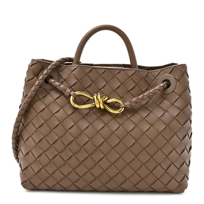 Bottega Veneta Nappa Intrecciato Small Andiamo Shoulder Bag Pinecone 1 of 13