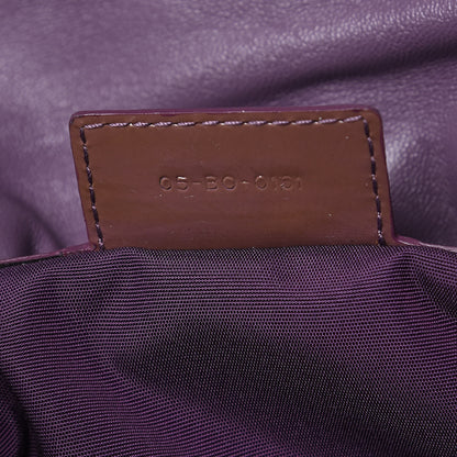 Christian Dior Patent Cannage New Lock Flap Purple 7 of 16