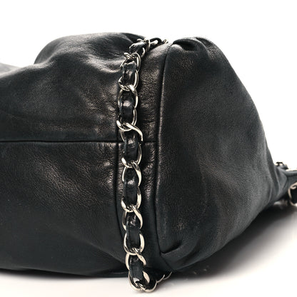 Chanel Lambskin Large Sharpei Shoulder Bag Black 10 of 10