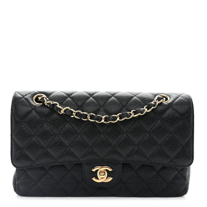 Chanel Caviar Quilted Medium Double Flap Black 1 of 11