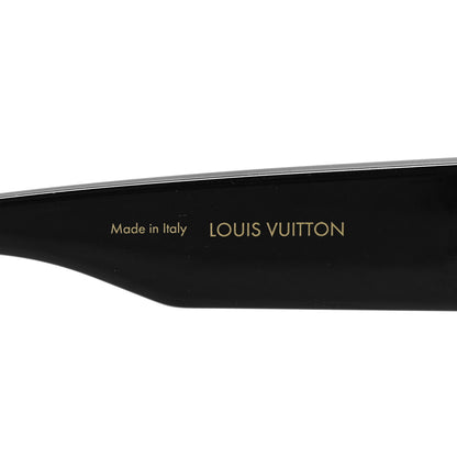 Louis Vuitton Acetate Swarovski Crystal Cyclone Sunglasses Z1578W Black 7 of 8