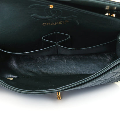Chanel Lambskin Quilted Small Double Flap Green 7 of 11