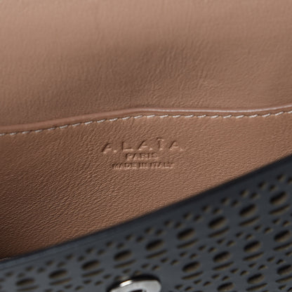 Alaia Laser Cut Louise 24 Envelope Crossbody Black 7 of 9