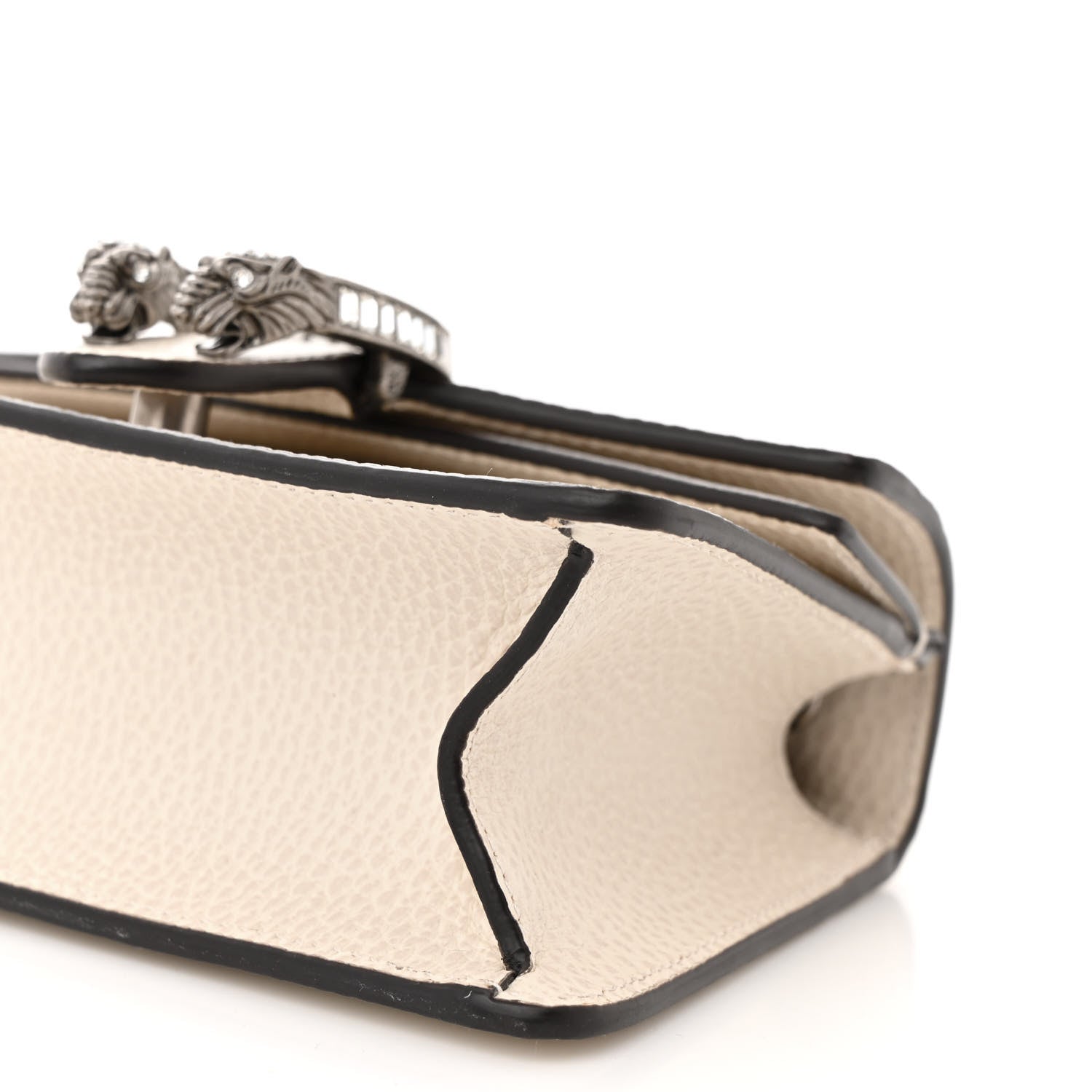 Gucci Dollar Calfskin Crystal Mini Dionysus Top Handle Bag Mystic White 9 of 9