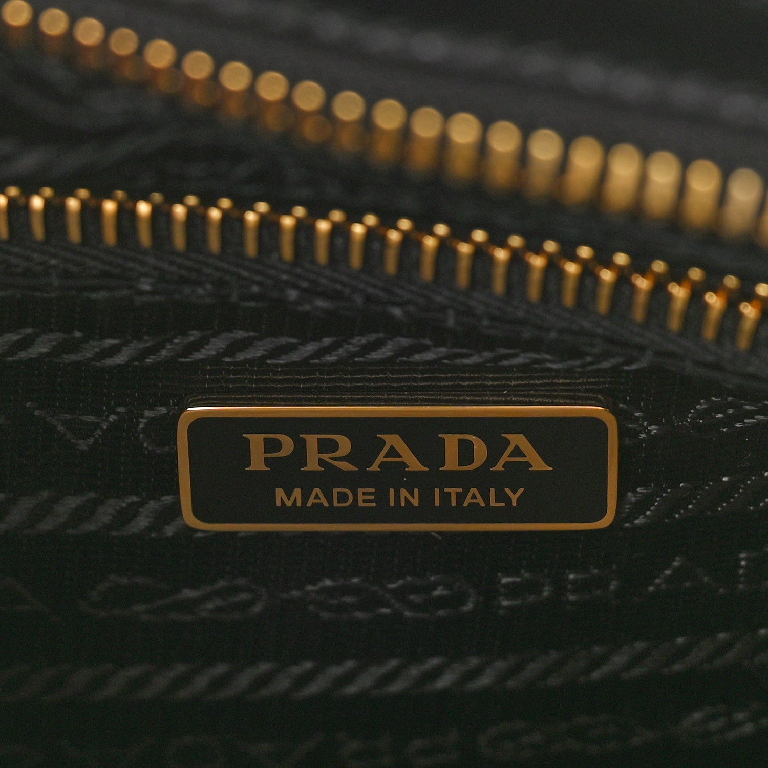 Prada Shiny Nappa Medium Shoulder Bag Black 6 of 9
