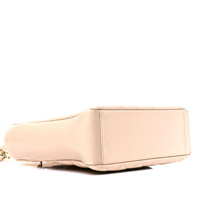 Chanel Caviar Quilted Petit Shopping Tote PST Beige 3 of 4