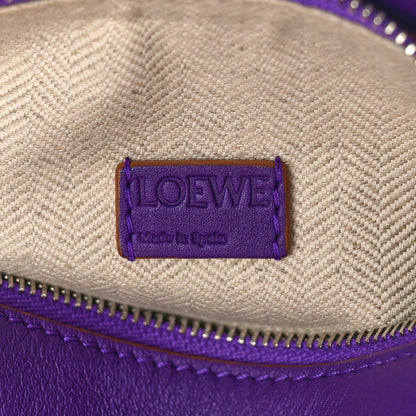 Loewe Calfskin Mini Puzzle Bag Purple Cognac 6 of 8