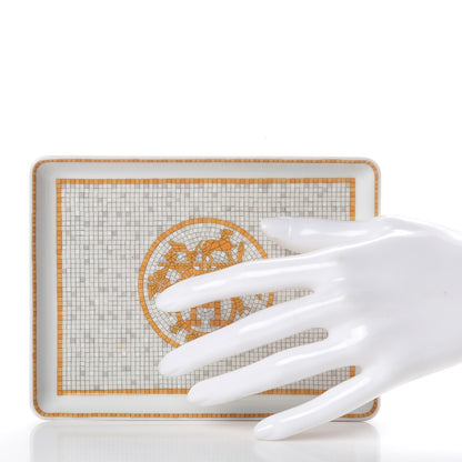 Hermes Porcelain Mosaique au 24 Sushi Plate 2 of 5