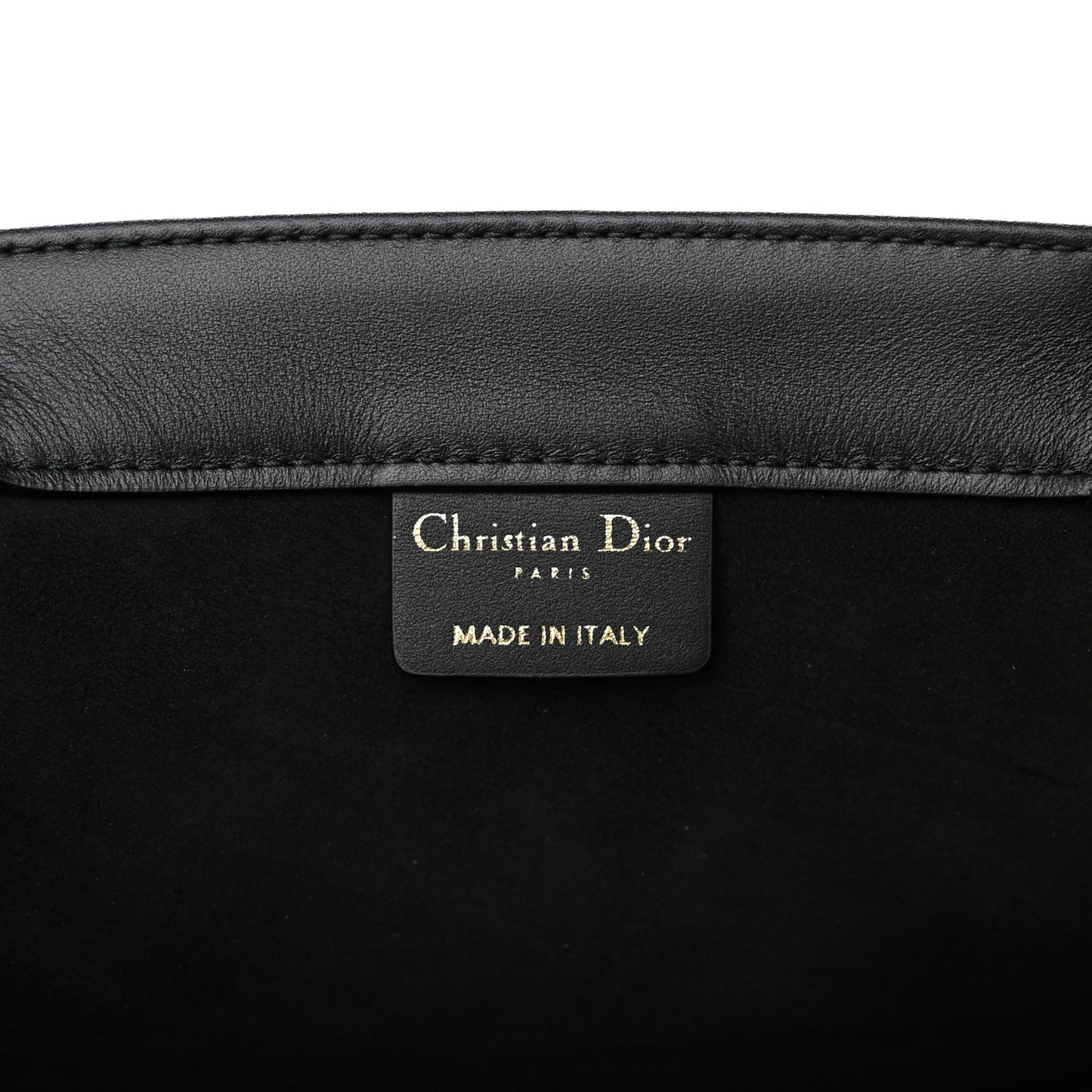 Calfskin Embossed Medium Book Tote Black