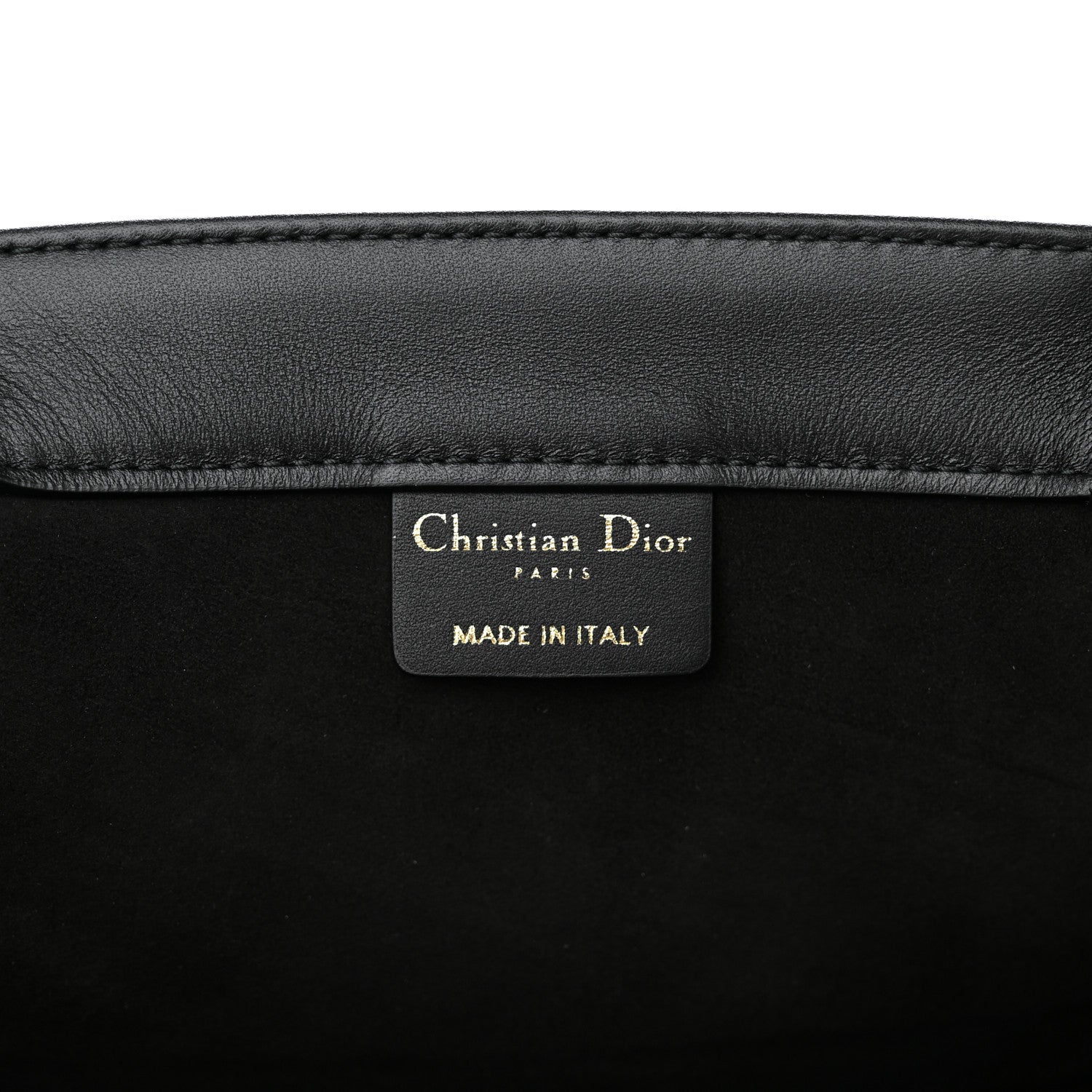 Christian Dior Calfskin Embossed Medium Book Tote Black 6 of 11