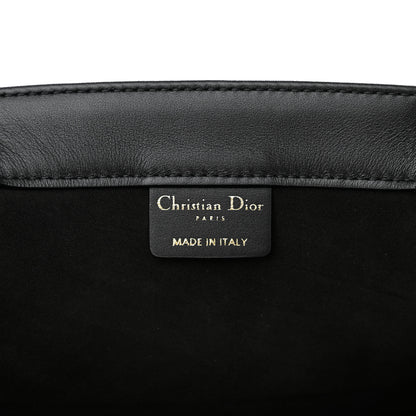 Christian Dior Calfskin Embossed Medium Book Tote Black 6 of 11