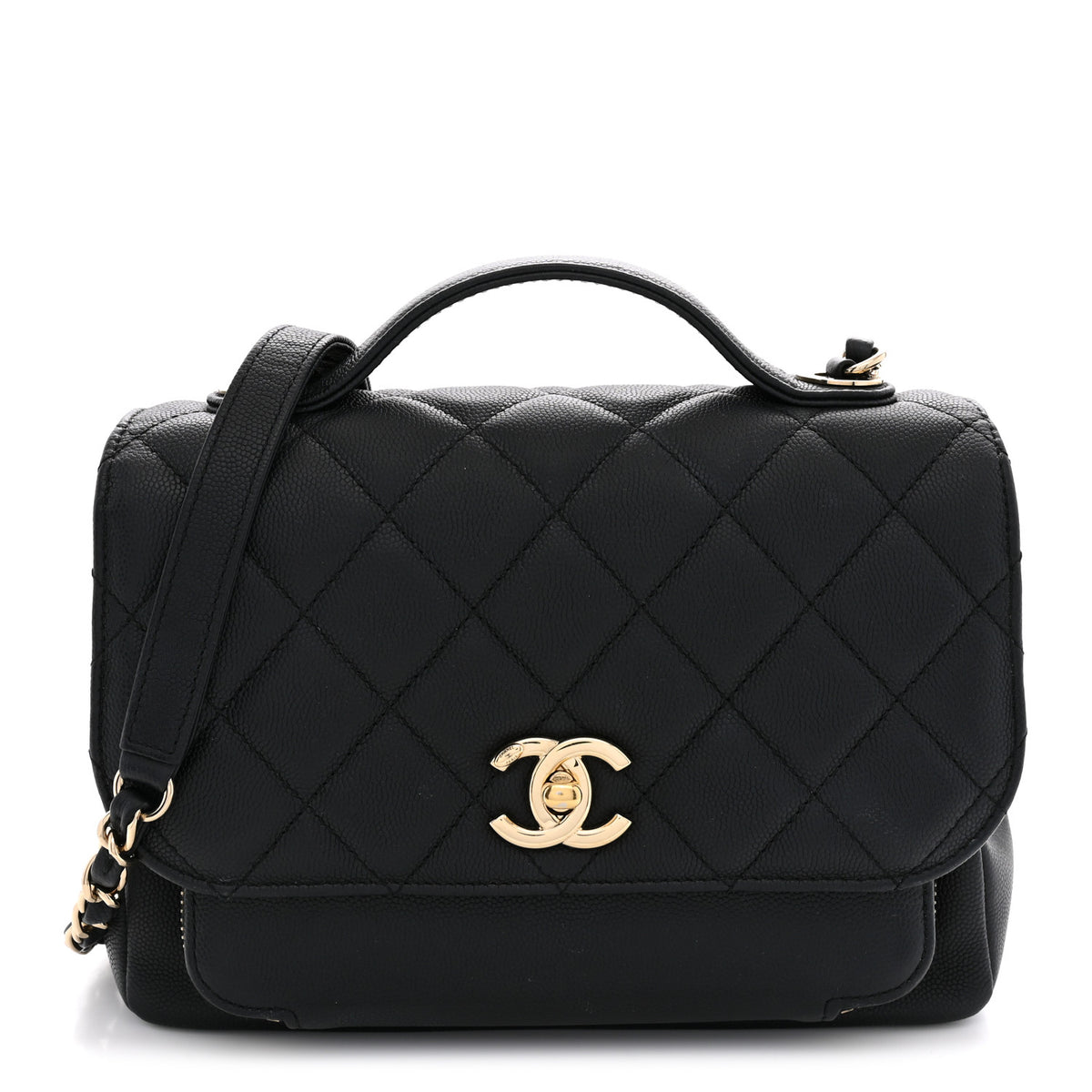 Chanel Caviar Quilted Medium Business Affinity Flap Black 1 of 12