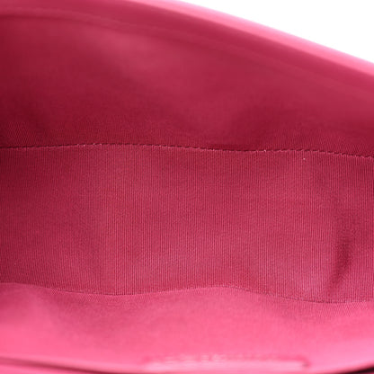 Chanel Calfskin Chevron Quilted Medium Boy Flap Dark Pink 5 of 10