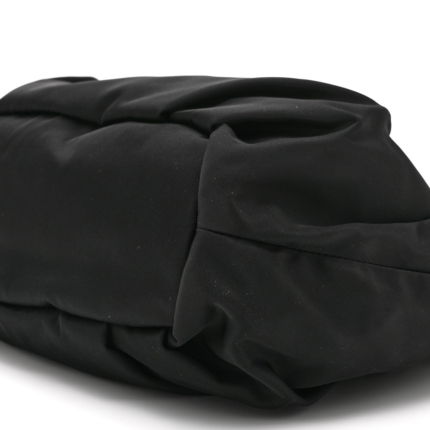 Tessuto Nylon Bow Shoulder Bag Black