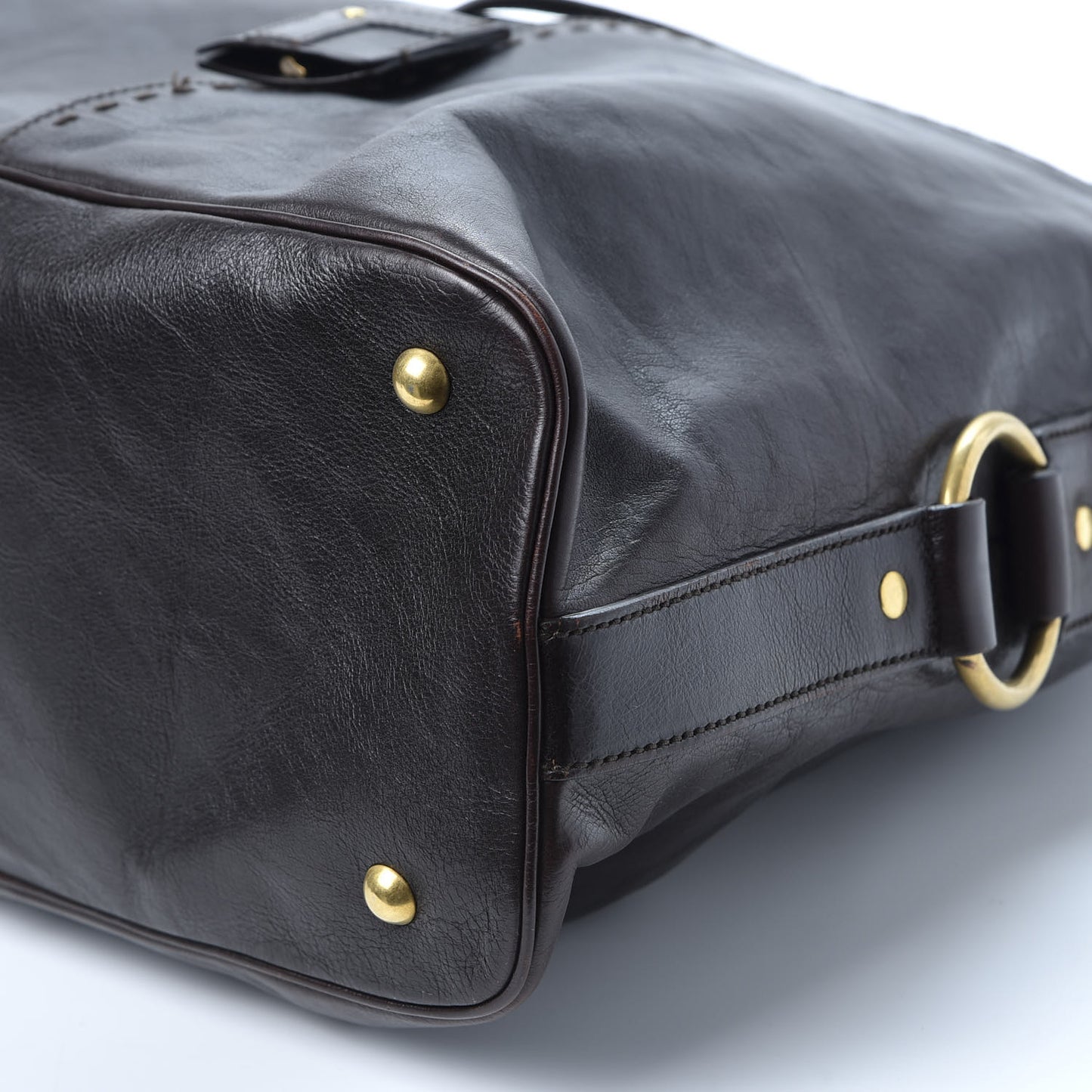 Calfskin Oversized Muse Brown