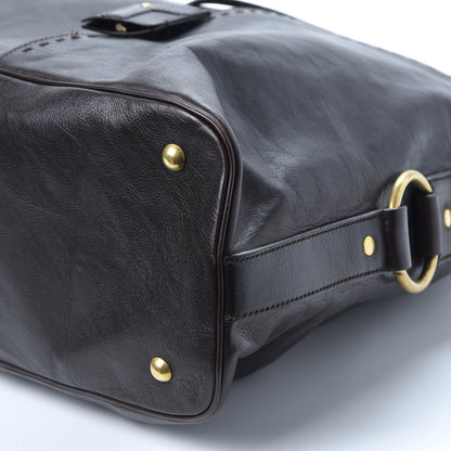 Saint Laurent Calfskin Oversized Muse Brown 6 of 10