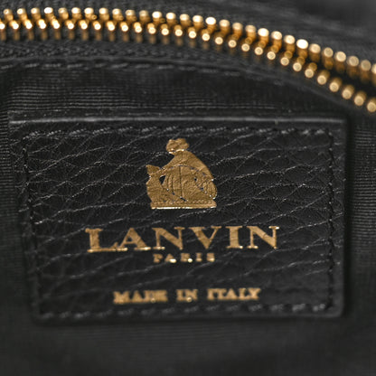 Lanvin Calfskin Logo Embossed Camera Bag Black 6 of 8