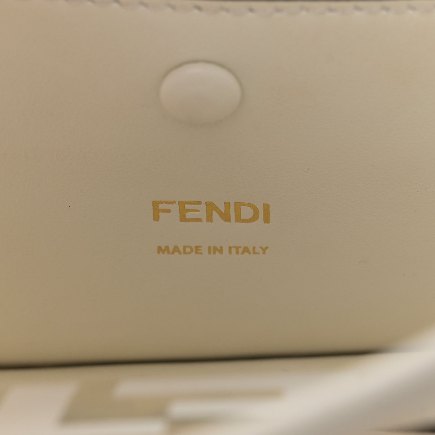 Fendi TPU FF Vitello Century F is Fendi Small Kan I Shoulder Bag White 6 of 9
