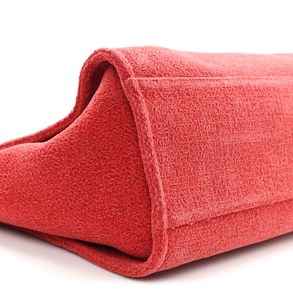 Chanel Lurex Boucle Medium Deauville Tote Red 9 of 11