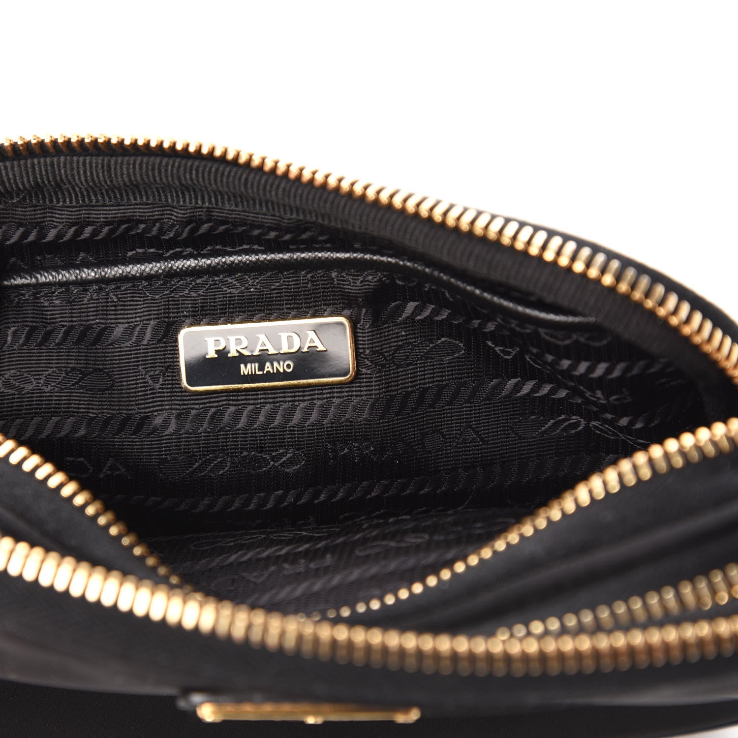 Prada Tessuto Nylon Mini Camera Crossbody Bag Black 8 of 9