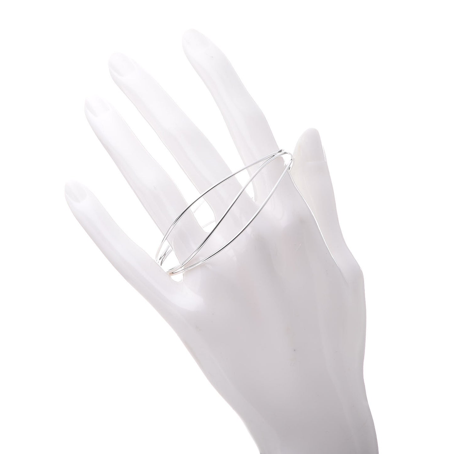 Sterling Silver Elsa Peretti Three Row Wave Bracelet