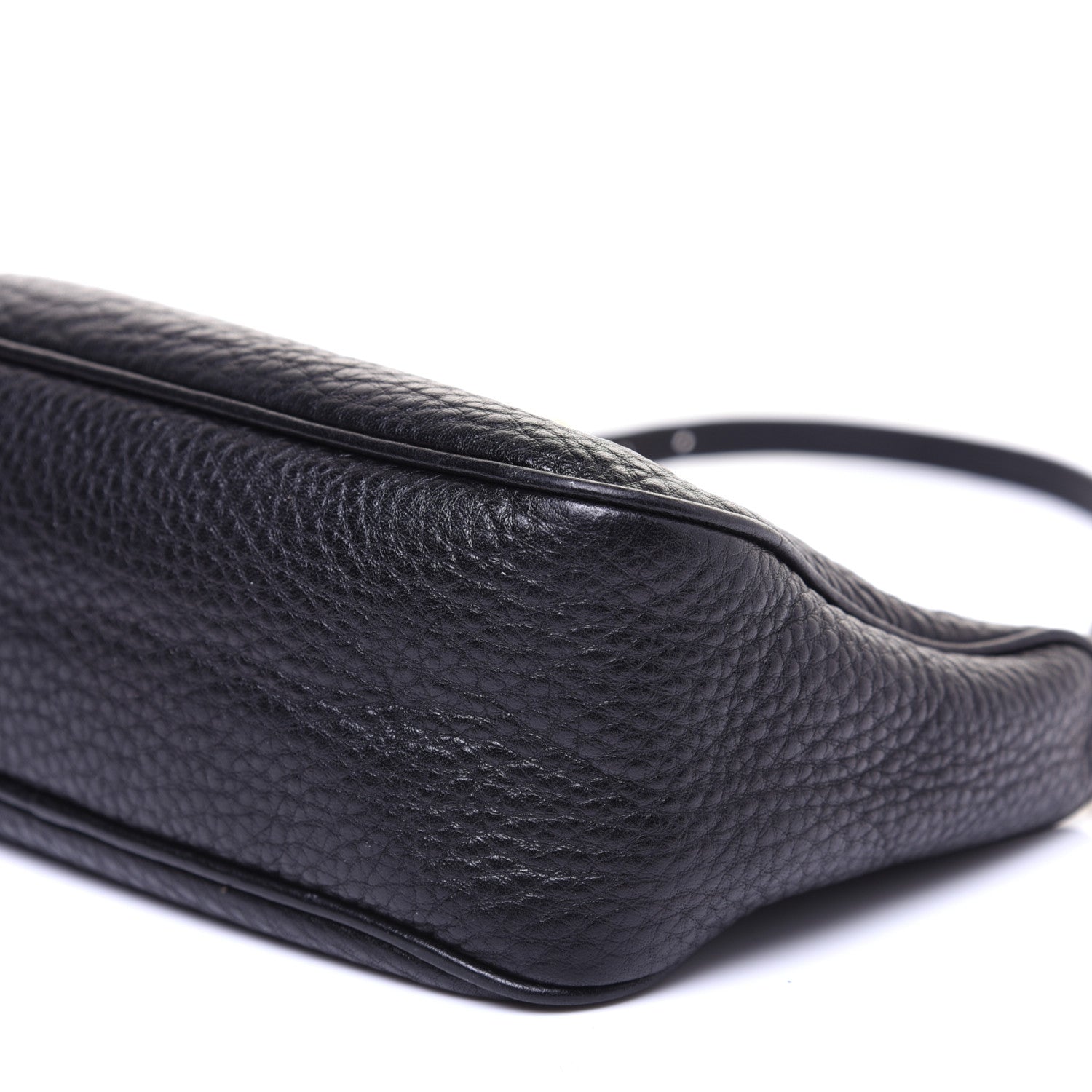 Prada Vitello Daino Pochette Bag Black 7 of 9