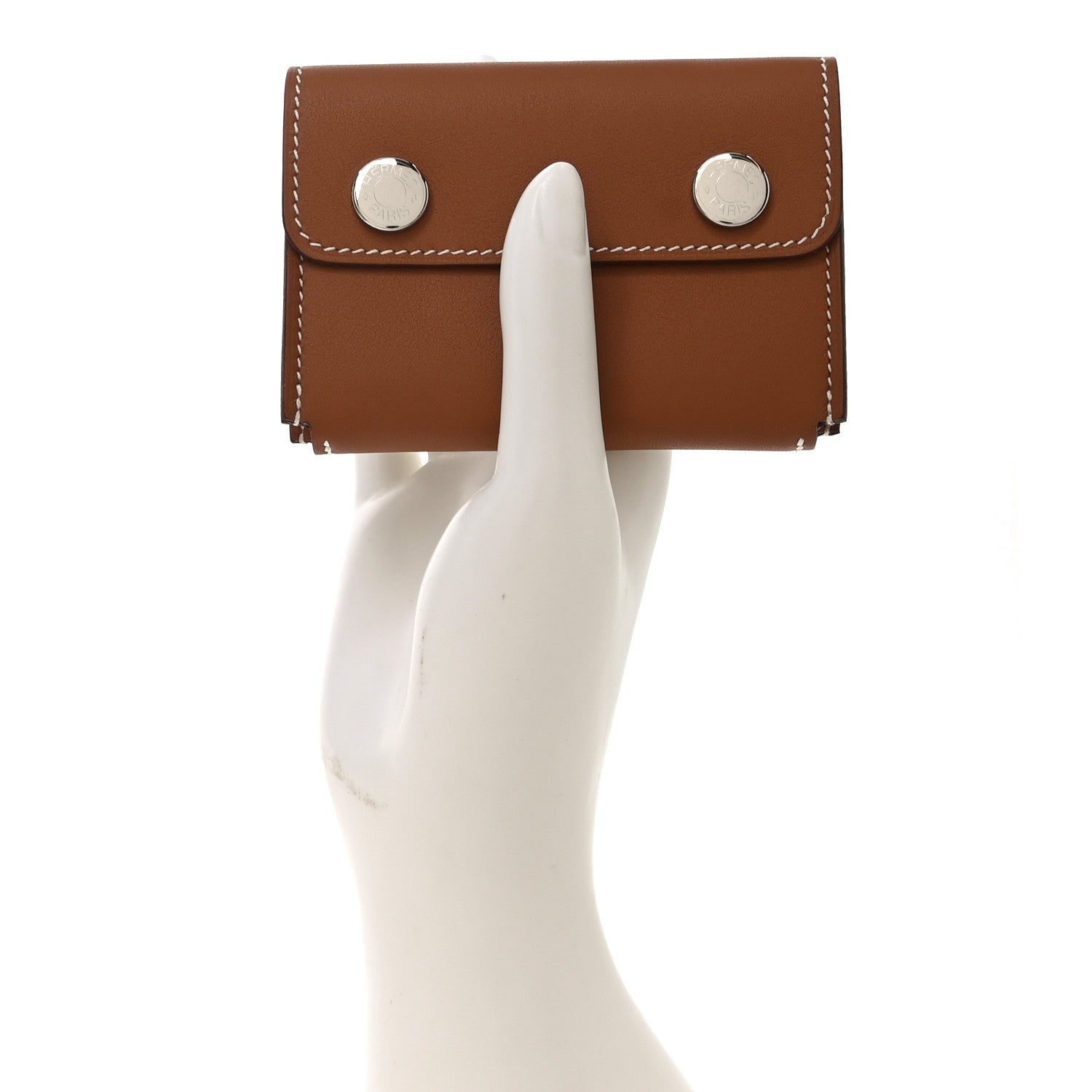 Hermes Swift Hermesnap Card Holder Gold 1797328 – FASHIONPHILE