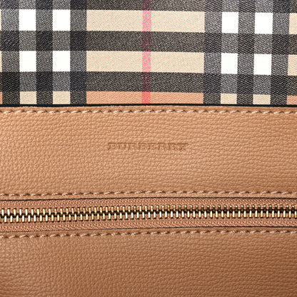 Burberry Calfskin Embossed Crest Large Tote Light Camel 6 of 11