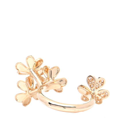 Van Cleef & Arpels 18K Yellow Gold Diamond Frivole Between The Finger Ring 54 6.75 3 of 5