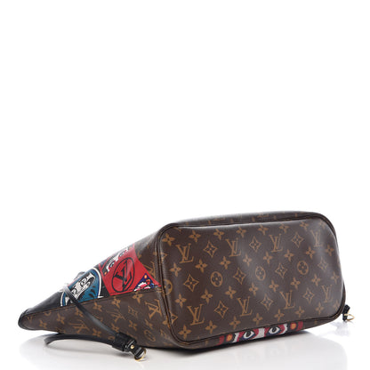 Louis Vuitton Monogram Kabuki Neverfull MM 4 of 9