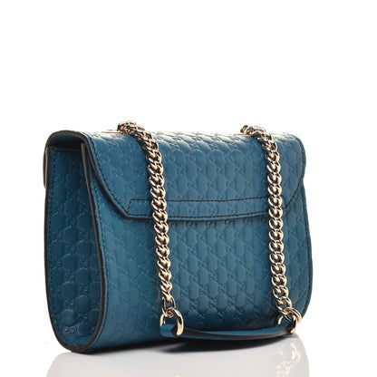 Gucci Microguccissima Mini Emily Shoulder Bag Deep Cobalt 3 of 9