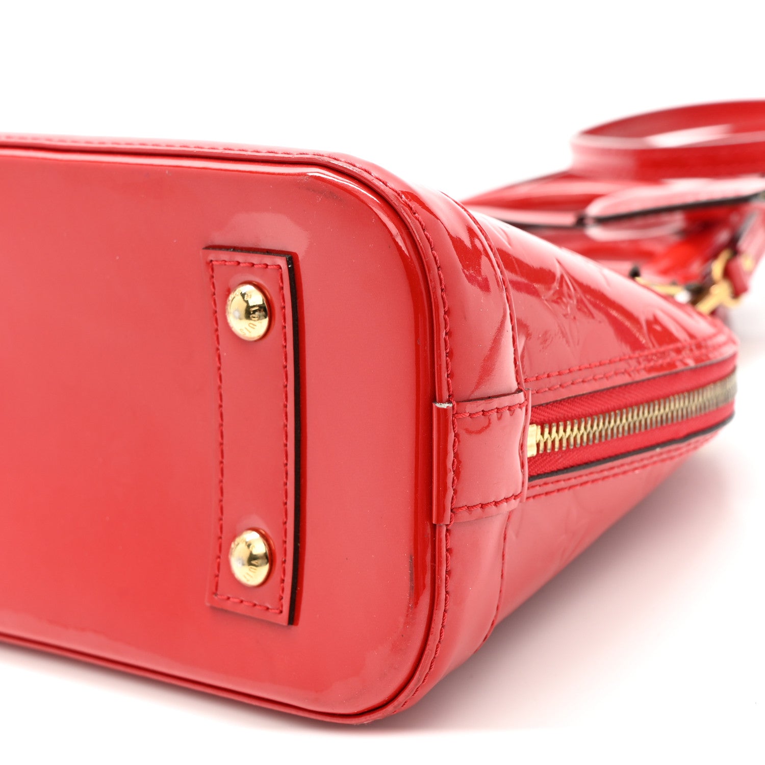 Louis Vuitton Vernis Alma BB Cherry 9 of 9